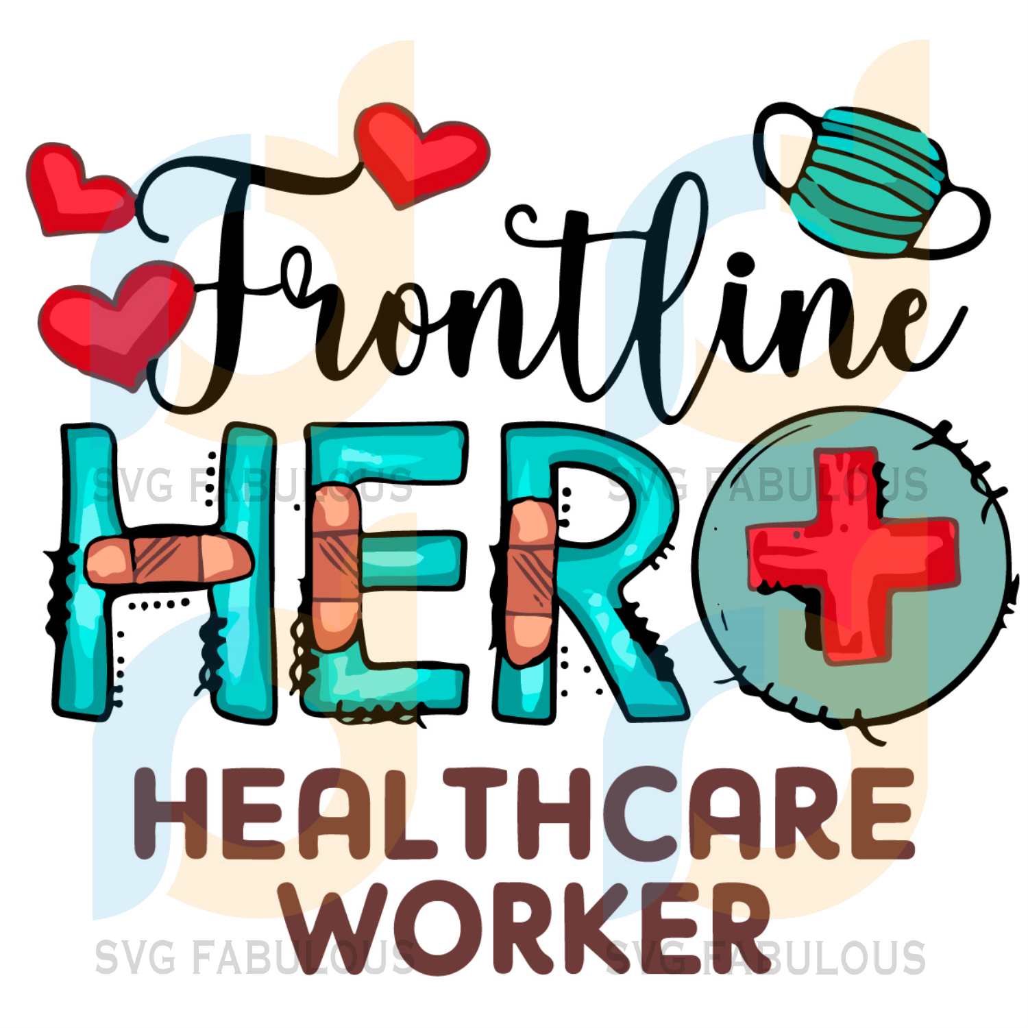 Frontline Her Healthcare Worker Svg Trending Svg Nurse Svg Nurse Li Svg Fabulous