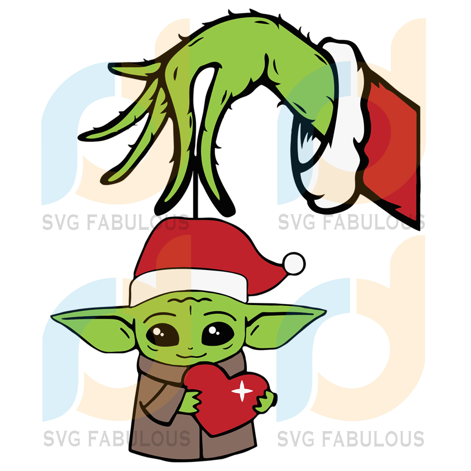 Download Grinch Hand Holding Baby Yoda Svg Christmas Svg Xmas Svg Christmas Svg Fabulous