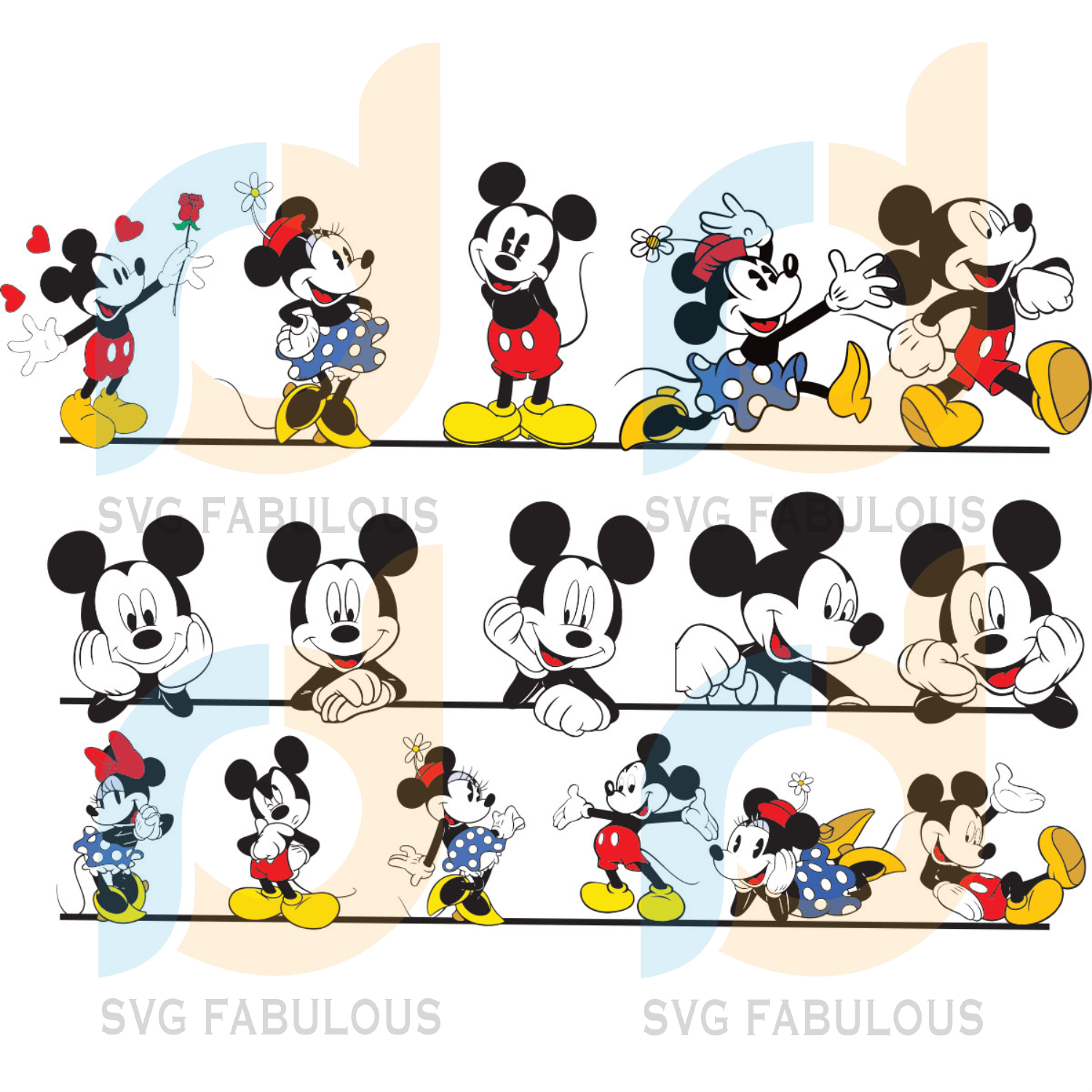 Download Mickey Minnie Svg Bundle Trending Svg Mickey Mouse Svg Minnie Mouse Svg Fabulous