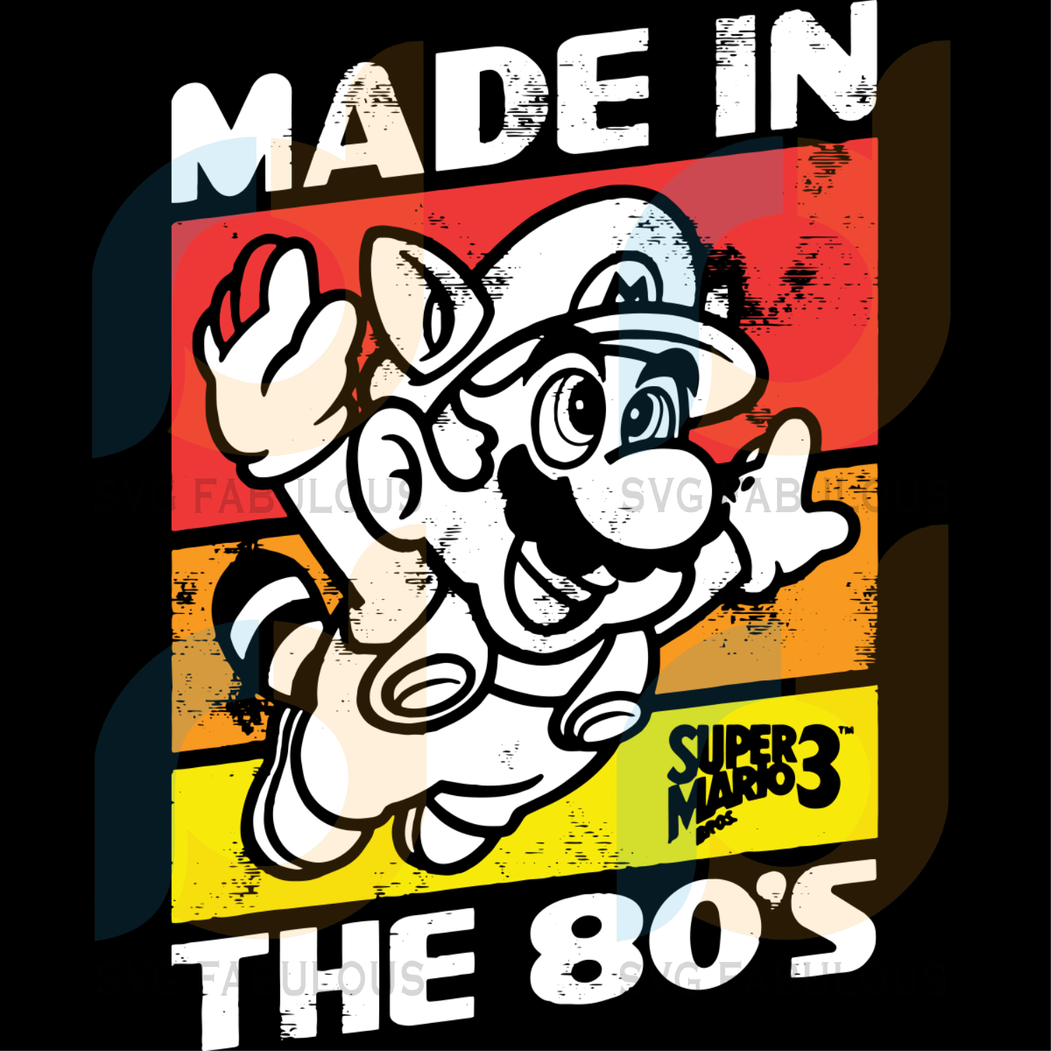 Download Nintendo Super Mario 3 Made In The 80s Svg Trending Svg Super Mario Svg Fabulous