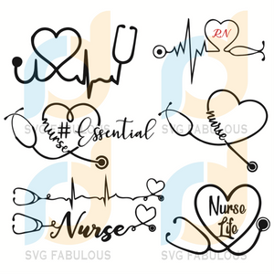 Download Nurse Stethoscope Rn Svg Bundle Trending Svg Nurse Svg Rn Svg Nurs Svg Fabulous