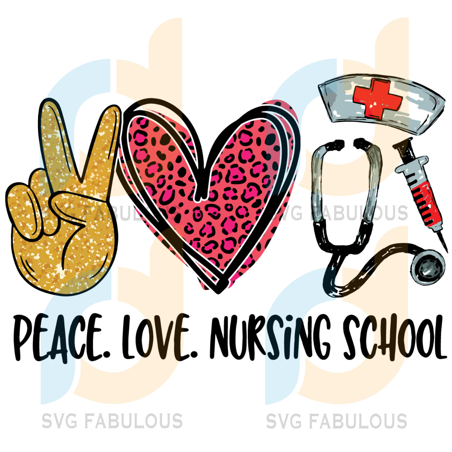 Download Peace Love Nursing School Svg Nurse Svg Nursing Svg School Nurse Sv Svg Fabulous