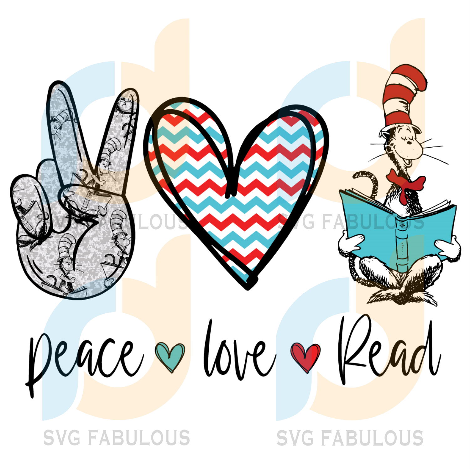 Free Free Peace Love Reading Svg 662 SVG PNG EPS DXF File