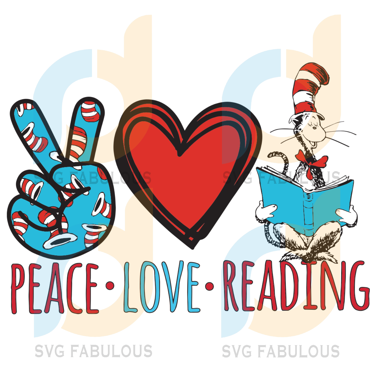 Free Free Peace Love Reading Svg 654 SVG PNG EPS DXF File