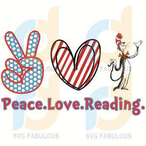 Free Free 274 Peace Love Reading Svg SVG PNG EPS DXF File