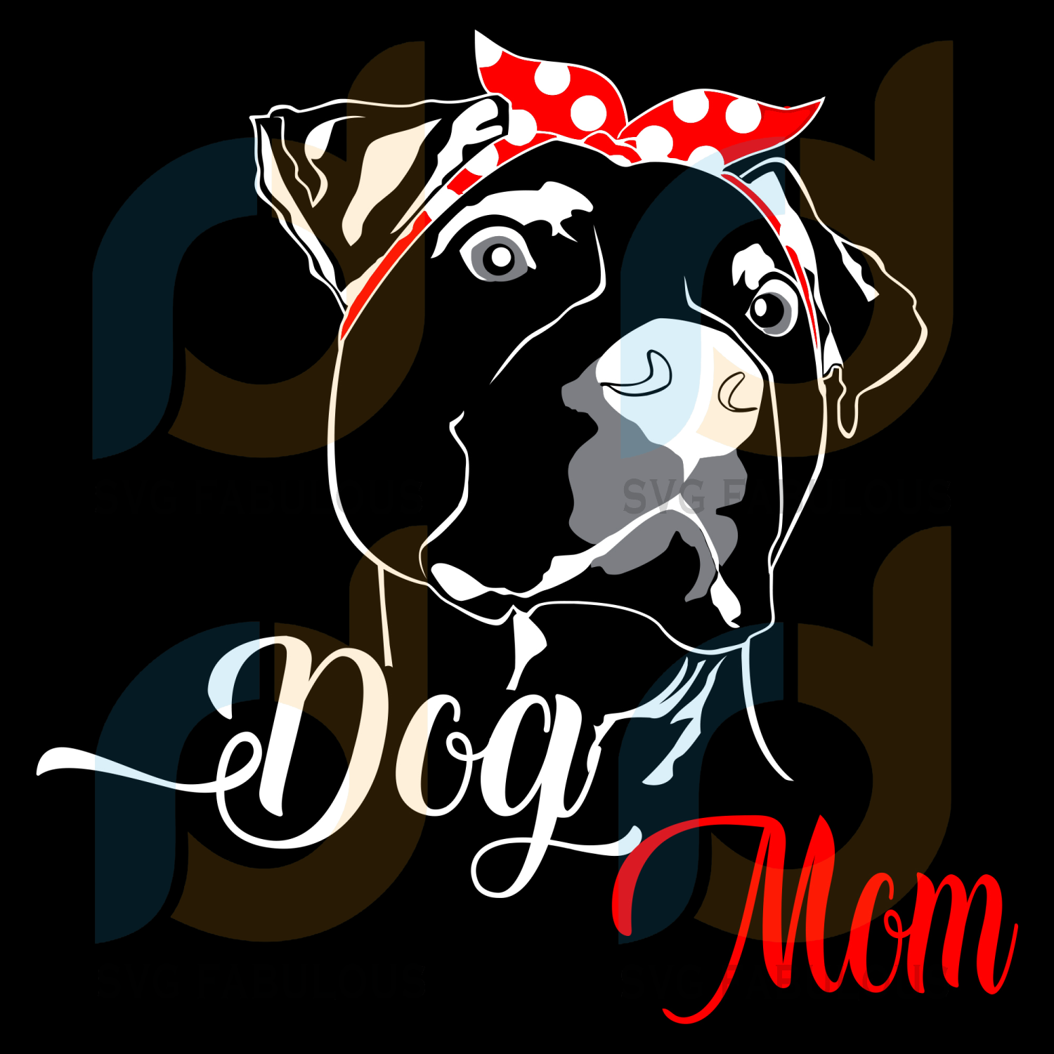 Download Pittie Mom American Pitbull Shirt Dog Svg Mothers Day Svg Pitbull Sv Svg Fabulous