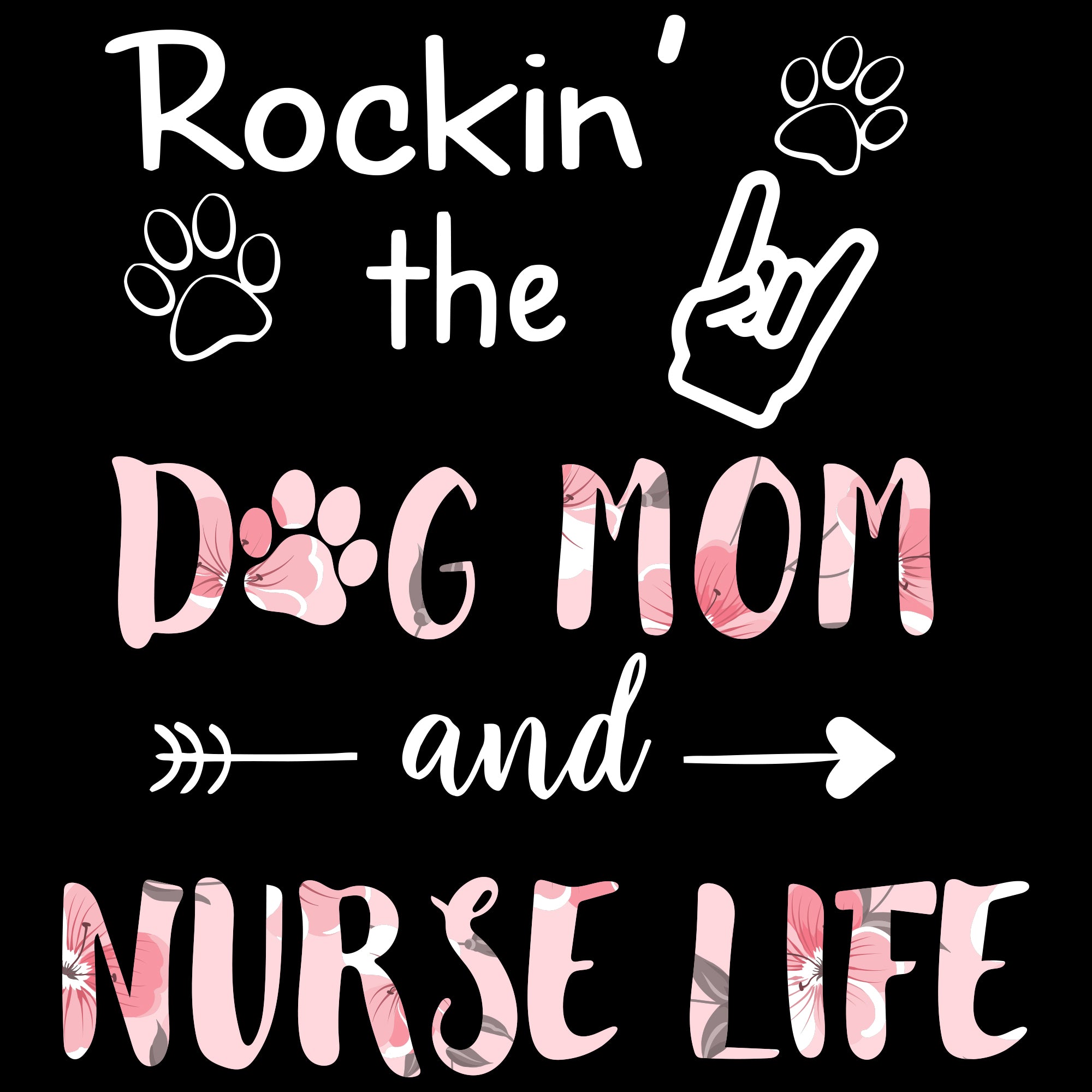 Download Rockin The Dog Mom And Nurse Svg Mothers Day Svg Mom Svg Dog Mom Sv Svg Fabulous