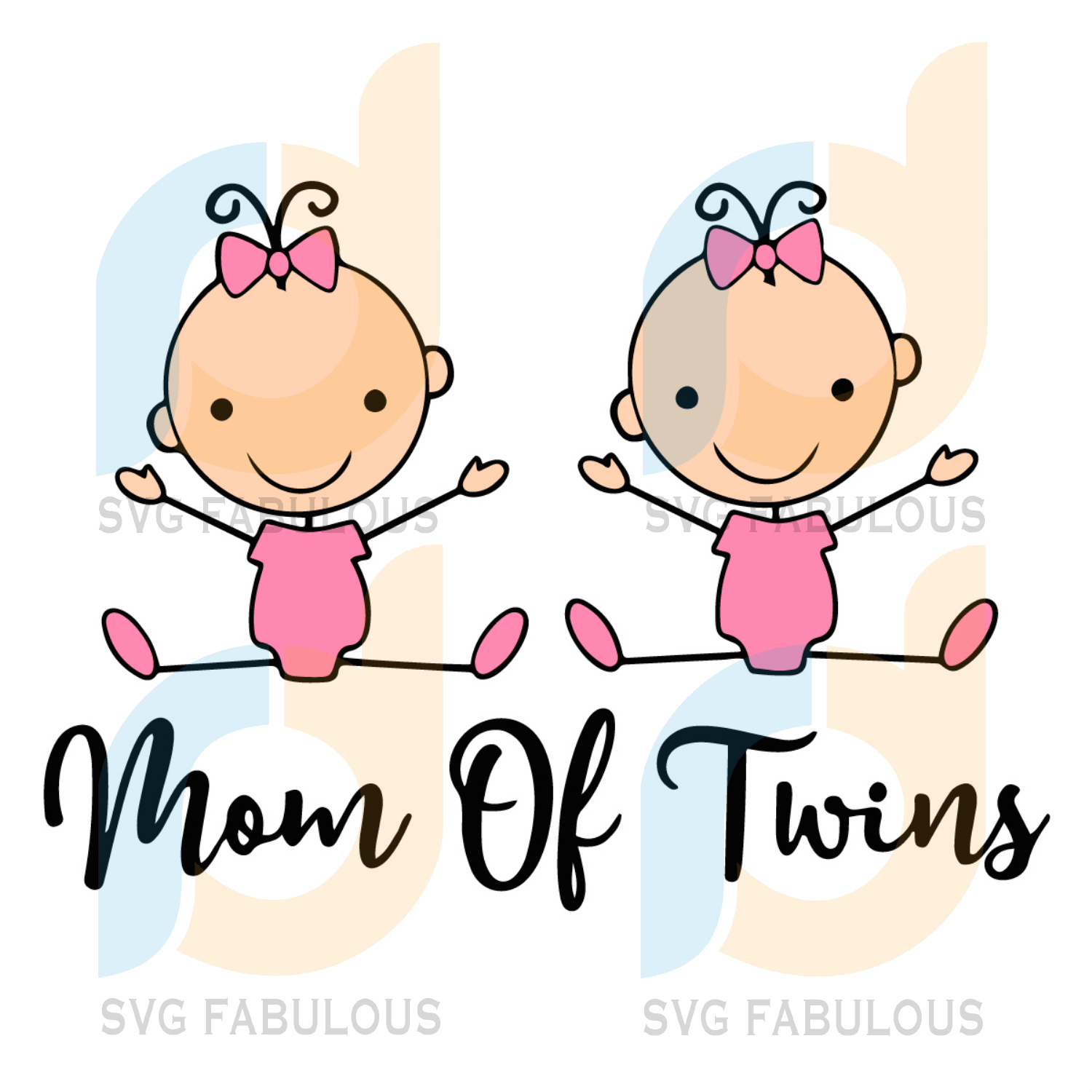 Download Twins Mom Of Twin Girls Svg Mothers Day Svg Twin Girls Svg Twins Mo Svg Fabulous