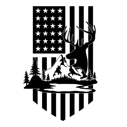 Free Free 172 Hunting And Fishing American Flag Svg SVG PNG EPS DXF File