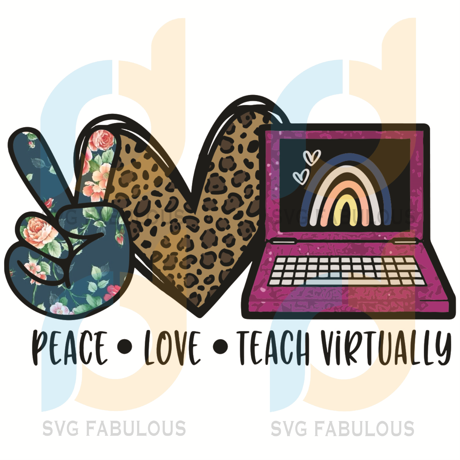 Free Free 221 Peace Love Teach Svg Free SVG PNG EPS DXF File