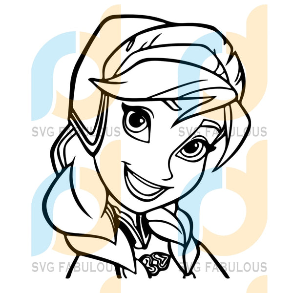 Download Anna Svg Free Frozen Svg Disney Svg Instant Download Woman Svg Si Svg Fabulous