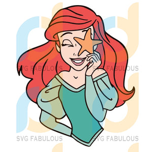 Free Free 125 Cricut Ariel Little Mermaid Svg SVG PNG EPS DXF File