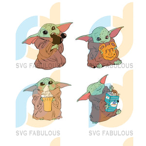 Baby Yoda Svg Baby Yoda Pack Baby Alien Svg Star Wars Svg Cricut F Svg Fabulous