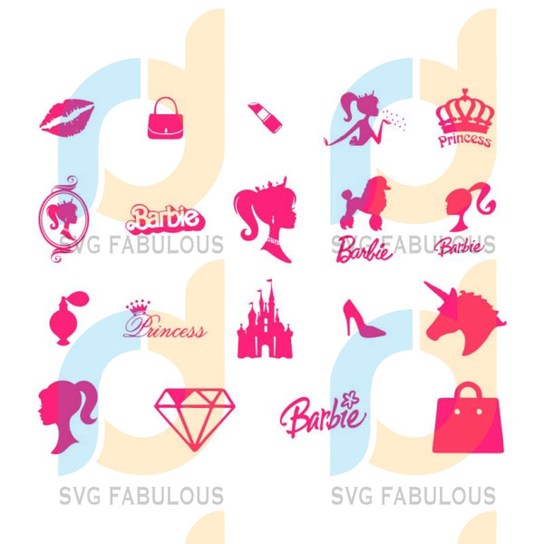 Download Barbie Bundle Barbie Files For Cricut Barbie Vector Barbie Logo Svg Svg Fabulous