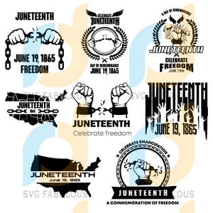 Download Bundle 8 Juneteenth Svg Files For Silhouette Files For Cricut Svg D Svg Fabulous