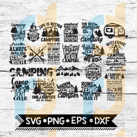 Free Free 346 Camping Svg Cut Files SVG PNG EPS DXF File