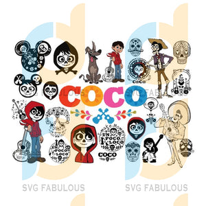 Download Coco Svg Bundle Coco Vector Coco Cricut Coco T Shirt Halloween Svg Svg Fabulous