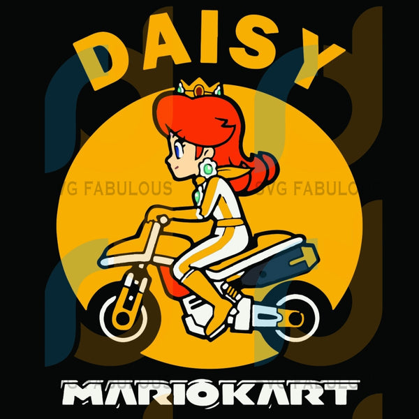 Download Daisy Mario Kart Svg Trending Svg Daisy Mario Svg Mario Kart Svg M Svg Fabulous