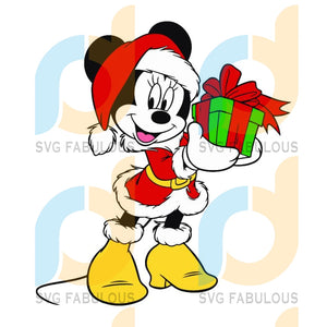 Download Disney Minnie Santa Claus Christmas Clipart Disney Svg Mouse Die Svg Svg Fabulous