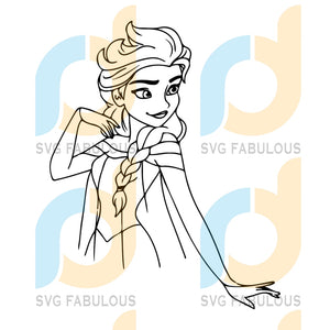 Download Elsa Svg Free Disney Svg Frozen Svg Instant Download Silhouette Ca Svg Fabulous