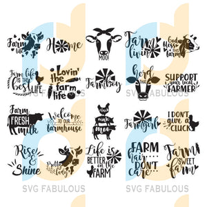 Download Farmhouse Svg Bundle Farm Life Svg Cut Files Instant Download Svg Fabulous