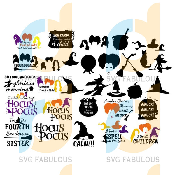 Download Halloween Hocus Pocus Bundle Svg Halloween Svg Hocus Pocus Svg Hocu Svg Fabulous