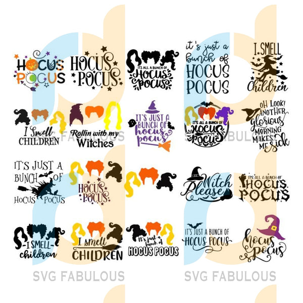 Download Hocus Pocus Svg Bundle Halloween Disney Svg Halloween Bundle Svg Sa Svg Fabulous SVG, PNG, EPS, DXF File