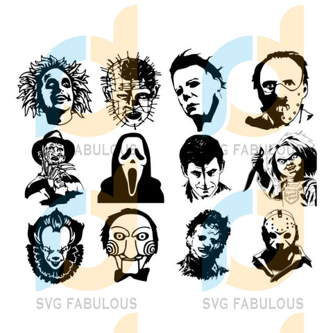 Download Halloween Svg Tagged Horror Movie Villains Svg Svg Fabulous
