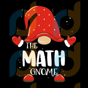 Math Gnome Matching Family Group Christmas Pajama Svg Merry Xmas Svg Svg Fabulous