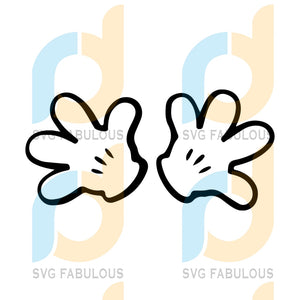 Download Mickey Hands Svg Free Disney Svg Mickey Svg Digital Download Silho Svg Fabulous