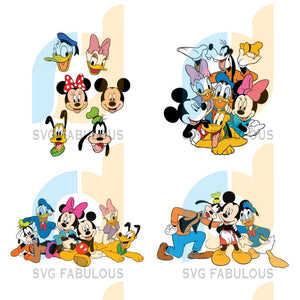 Download Mickey Mouse And Friends Svg Bundle Mickey Svg Minnie Svg Donald D Svg Fabulous