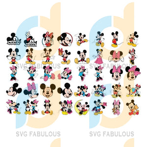 Download Mickey Mouse And Minie Svg Files For Silhouette Cricut Vinyl Cutter Svg Fabulous