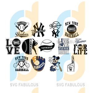 Download New York Yankees Svg Yankees Bundle Svg New York Yankees Digital Dow Svg Fabulous