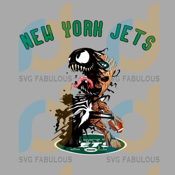 Download Nfl New York Jets Football Venom Groot Guardians Of The Galaxy Svg Ne Svg Fabulous