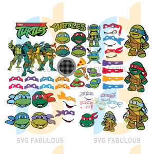 Download Ninja Turtles Svg Bundle Cricut File Funny Ninja Turtles Svg Carto Svg Fabulous