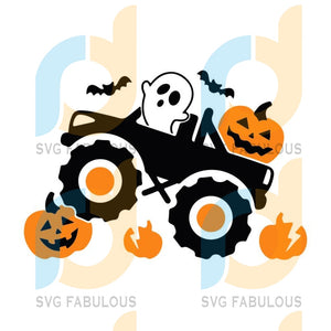 Download Pumpkin Monster Truck Svg Boys Halloween Svg Ghost Svg Dxf Eps Pn Svg Fabulous
