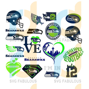 Download Seattle Seahawks Svg Bundle Football Team Logo Svg Football Svg Nca Svg Fabulous