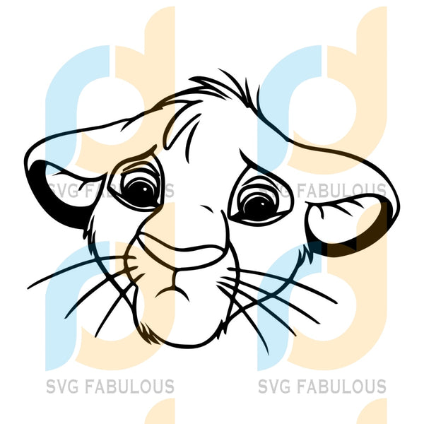 Download Simba Free Svg The Lion King Svg Disney Svg Instant Download Outli Svg Fabulous