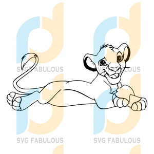 Simba Svg Free Best Disney Svg Files The Lion King Svg Instant Down Svg Fabulous