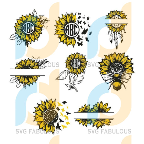 Download Bundle Svg Tagged Sunflower Svg Fabulous