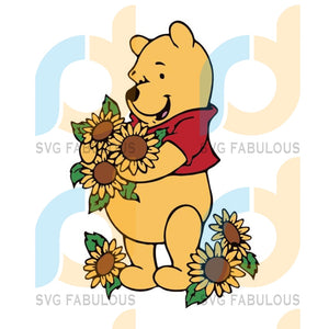 Download Sunflower Winnie The Pooh Svg Easy Cut Layered By Color Winnie The Svg Fabulous