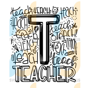 Download Teacher Typography Svg Teaching Svg Teacher Svg Teacher Gift Schoo Svg Fabulous