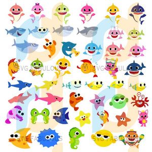 Free Free 58 Cartoon Svg Baby Shark Clipart SVG PNG EPS DXF File