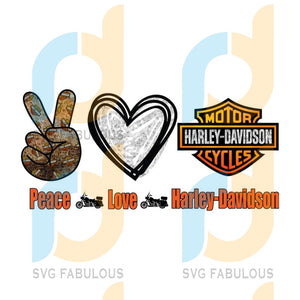 Download The Peace Love Harley Motorcycle Png Motorcycle Sublimation Design Ar Svg Fabulous