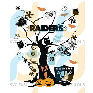 Download Tree Halloween Las Vegas Raiders Nfl Svg Football Svg Cricut File S Svg Fabulous