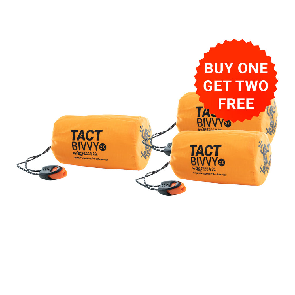 [B1G2] Tact BivvyA(R) 2.0 Emergency Sleeping Bag - Orange (VIP)