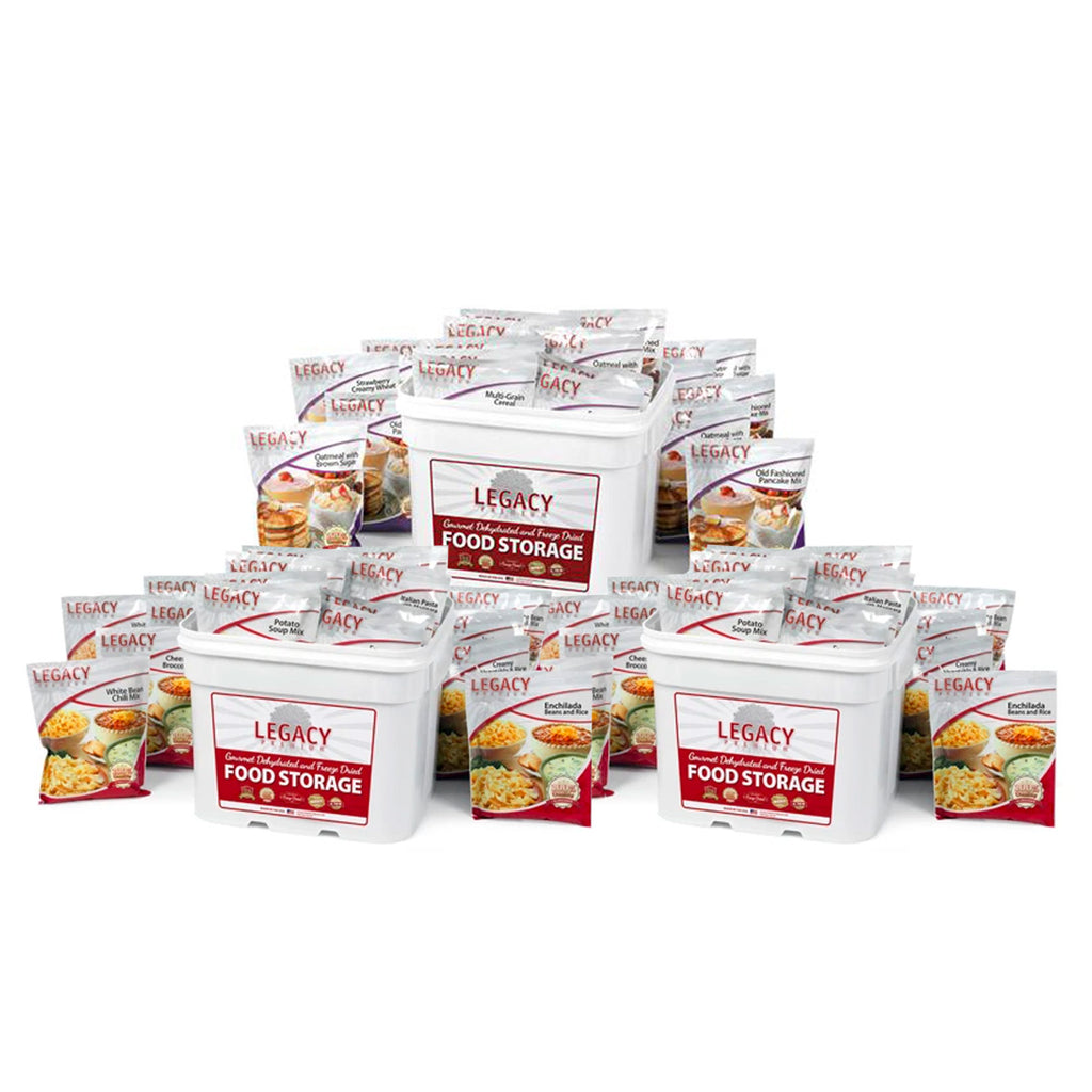 360 Serving Breakfast & Entree Package by Legacy Food Storage