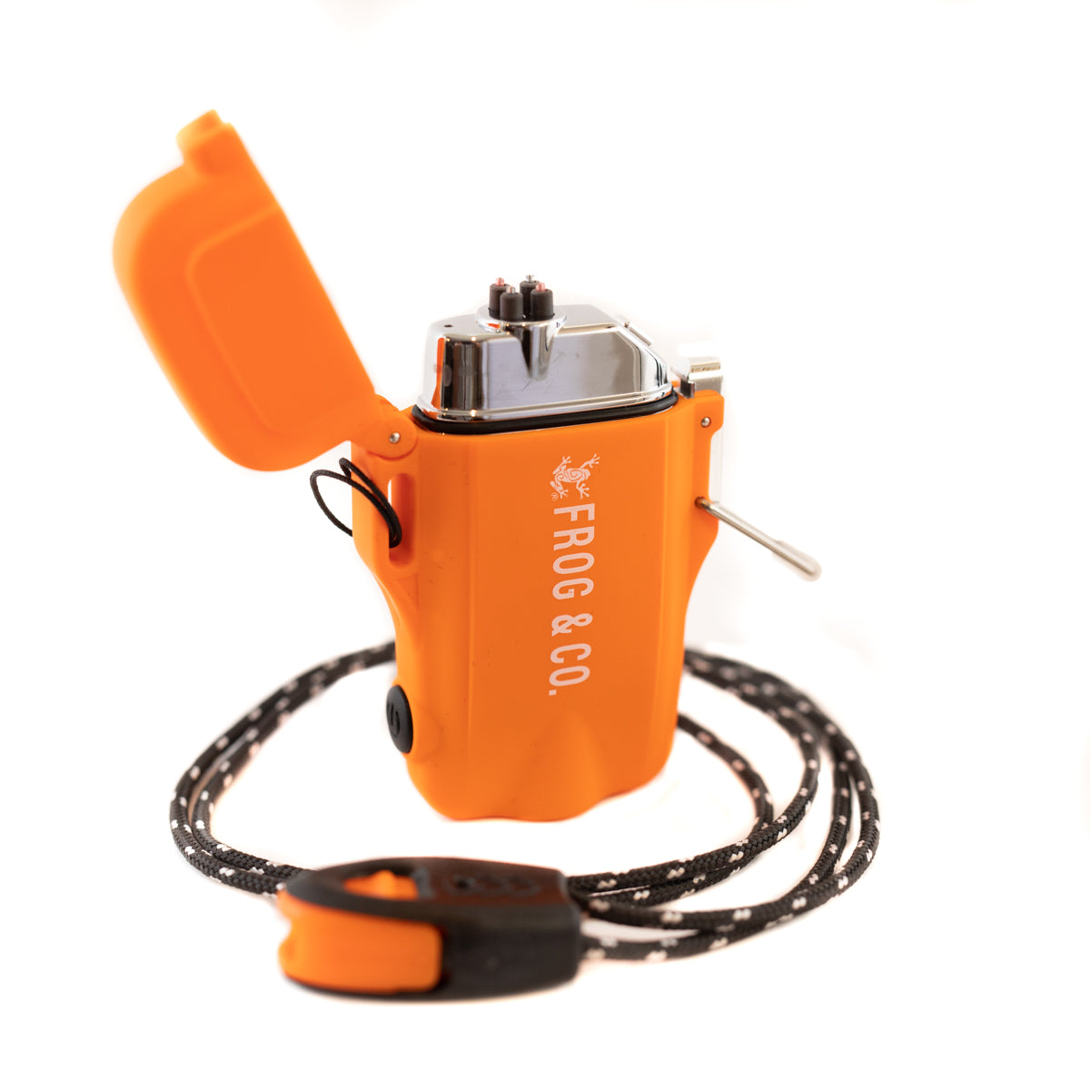 Image of Tough Tesla Lighter 2.0 – Outdoor Waterproof Dual Arc Plasma Lighter by Frog & CO