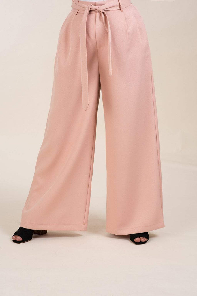 Glamorous MODEST WIDE LEG TROUSERS - Stoffhose - fern green/dunkelgrün -  Zalando.de