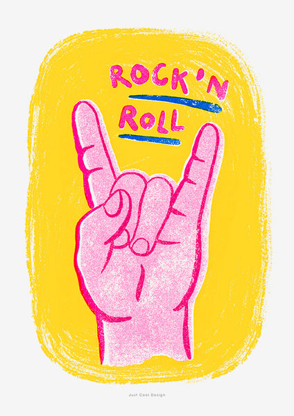 retro music prints, rock and roll wall art